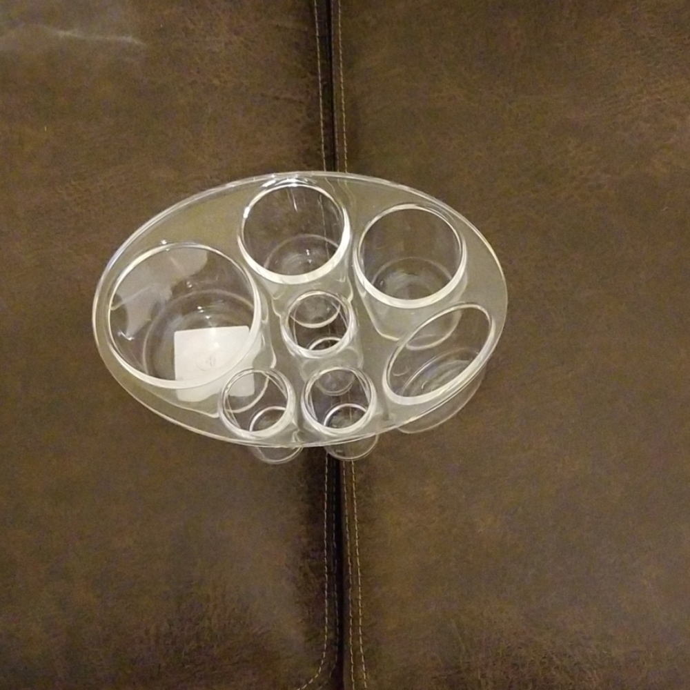 Makeup brush holder